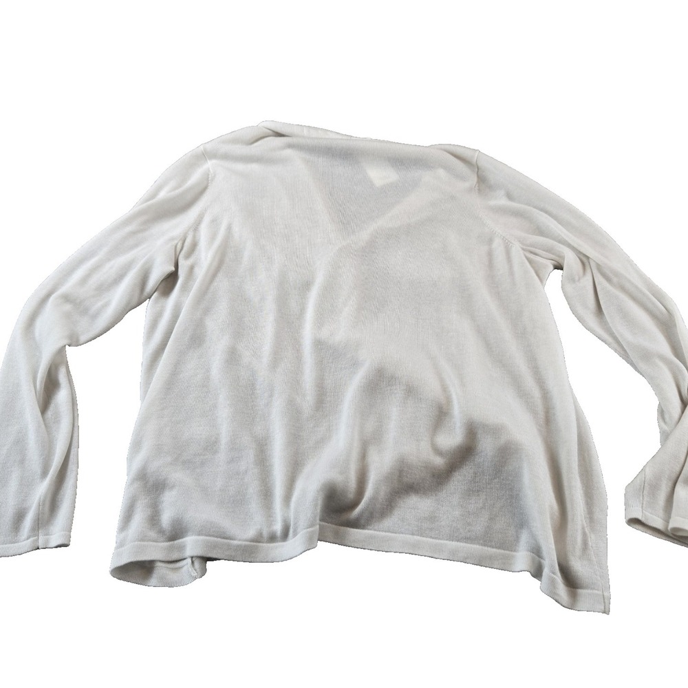 NWT Eileen Fisher Women's Sweater Sleek Tencel Merino Wool Knit Lightweight 2X - Picture 3 of 11